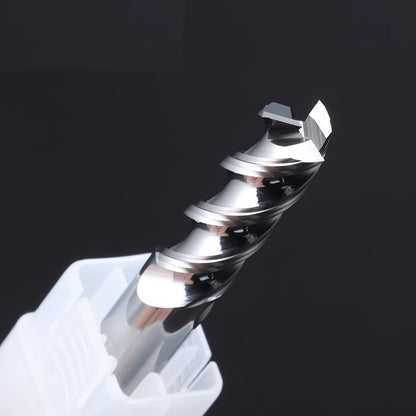 60 degree 3-blade U-groove high-efficiency aluminum milling cutter tungsten steel alloy milling cutter for aluminum alloy special high gloss extended end milling cutter Shandong Denso Pricision Tools Co.,Ltd.