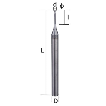 55 degree micro diameter deep groove milling cutter for steel, tungsten alloy void avoiding cutter coated flat bottom cutter, extended end milling cutter, CNC tool Shandong Denso Pricision Tools Co.,Ltd.