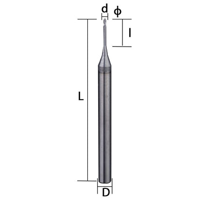 55 degree micro diameter deep groove milling cutter for steel, tungsten alloy void avoiding cutter coated flat bottom cutter, extended end milling cutter, CNC tool Shandong Denso Pricision Tools Co.,Ltd.