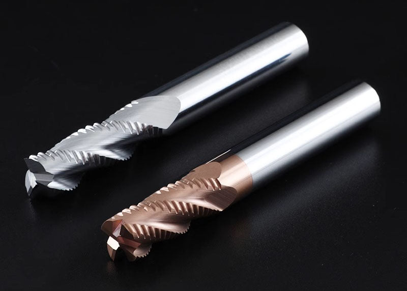 55 degree rough skin milling cutter for steel, tungsten steel alloy, 4-blade coating, wave edge extended end milling cutter Shandong Denso Pricision Tools Co.,Ltd.