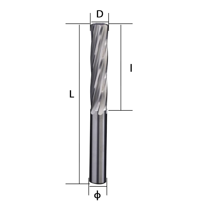 Aluminum spiral reamer, tungsten steel hard alloy coating, tungsten steel machine spiral non elevation precision reamer H7 Shandong Denso Pricision Tools Co.,Ltd.