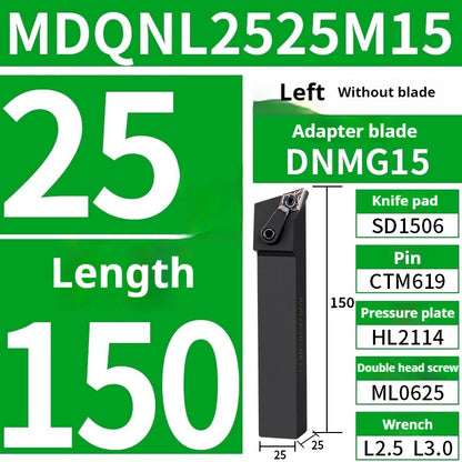 4001-CNC lathe tool bar diamond blade outer circle inner hole turning tool bar mdjnr mdqnr mdpnn machine clamp tool