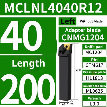 4002-CNC peach-shaped external round tool bar mwln mtjn mtbn mtqn mtenn mtfn mtgn mcln mckn lathe triangle fine turning external round turning tool bar tool