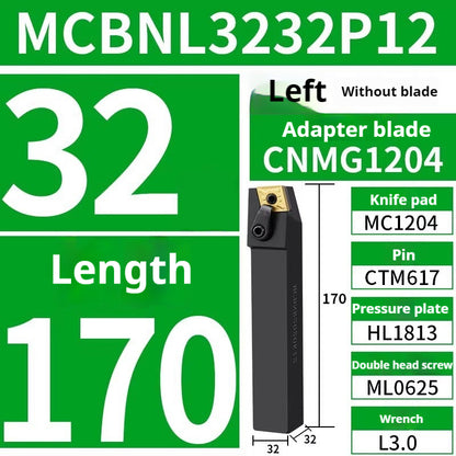 4002-CNC peach-shaped external round tool bar mcknl mcgn mcmnn mcbn mcsn lathe triangle fine turning external round turning tool bar tool